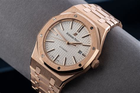 audemars piguet royal oak rose gold womens|Audemars Piguet used royal oak.